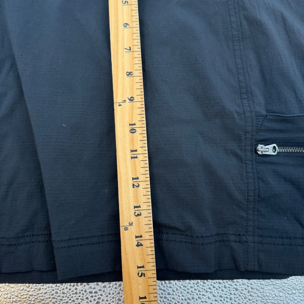 Athleta Black Trekkie‎ Skort Hiking Athletic Skirt Built-in Shorts 537174-01